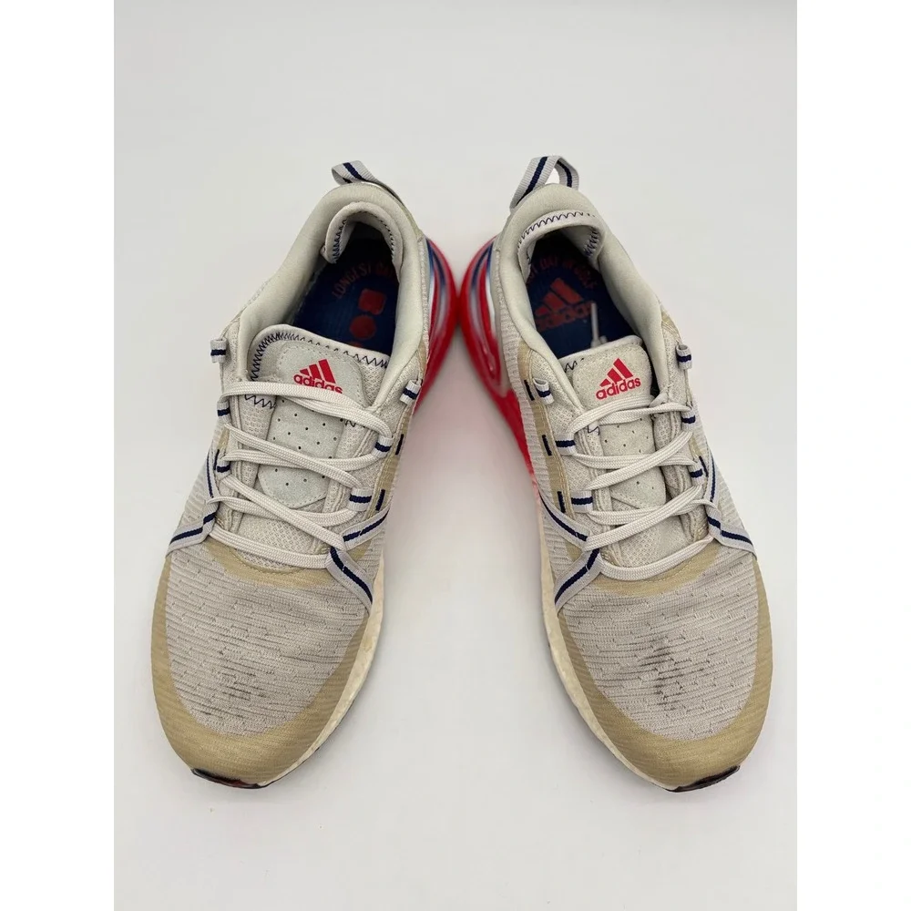 Adidas Ultraboost 20 Longest Day in Golf Tan Red Blue Mens 10.5 GW3445